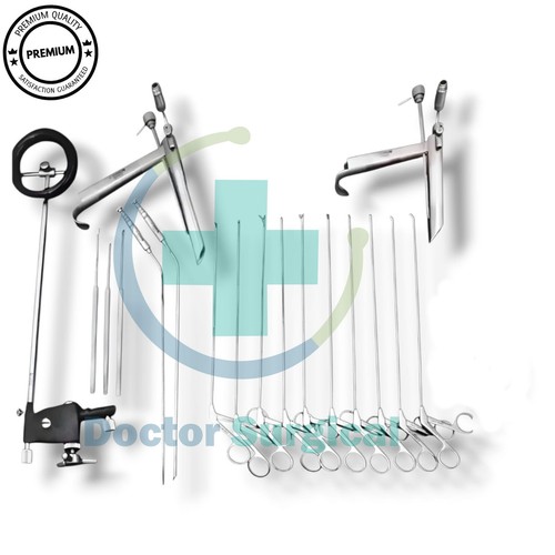 Set laringoscopio piedistallo - set,