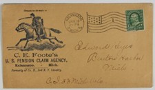 Mounted Cavalry ad cover, C.E