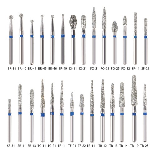 50pcs dental frese diamantate - 50pcs,