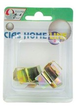 GANCI PER BRIS BRIS IN FERRO INFISSI ALLUMINIO 4 PZ BIANCO 28 CF