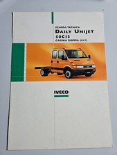 Iveco Daily 50c13 Scheda Tecnica Originale Italia 05/1999