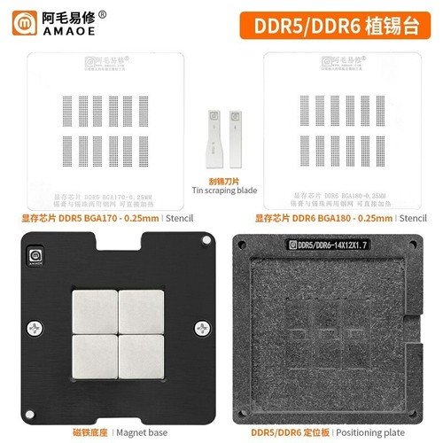 Bga reballing stencil per - reballing,