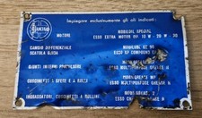 TARGA DATI ORIGINALE OEM PER