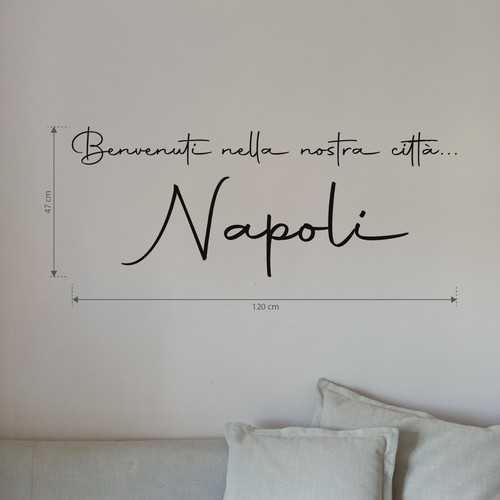 Adesivo casa vacanze napoli - adesivo,