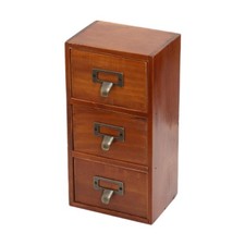 Mini armadio da tavolo rustico