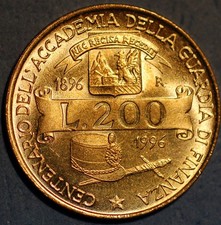 Italia 200 Lire Accademia di
