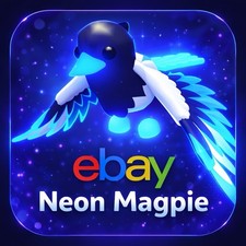 Adopt Me Neon Magpie Pet