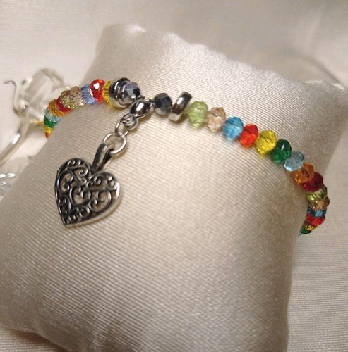 Bracciale perline cristalli - perline,