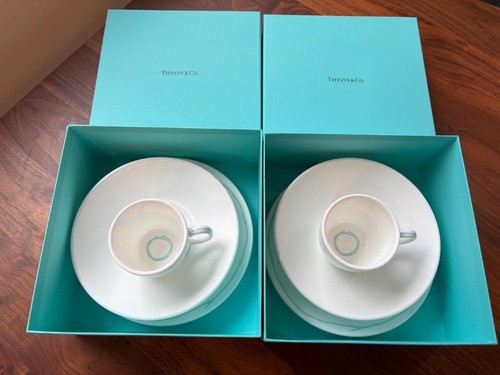 Set coppia piattini tazza trio