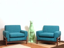 Coppia di Poltrone "KIUSHU" Anni 60 Vintage design F.lli SAPORITI Made in Italy