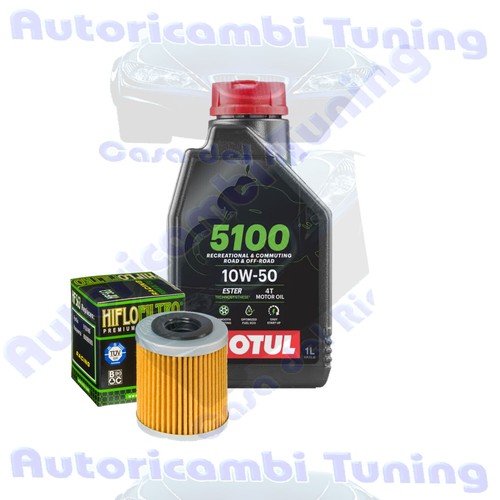 Kit tagliando olio motul 5100 - olio,