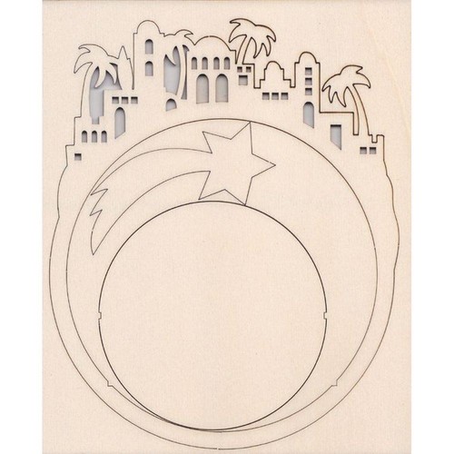 Sfera betlemme legno - in,