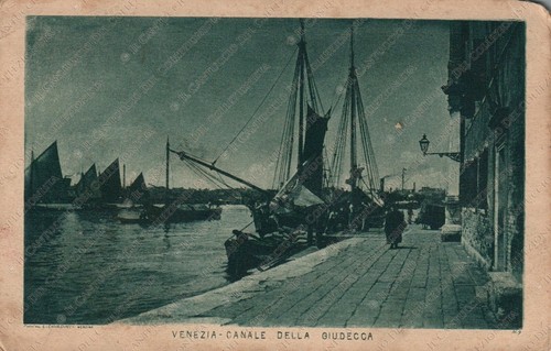 Venice giudecca canal fishing - canal,