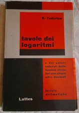Tavole Dei Logaritmi - 1965