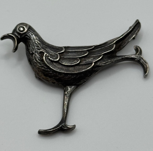 Spilla uccellino vintage