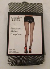 Collant a rete con cuciture