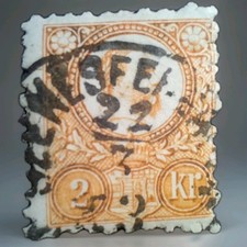 1 Francobollo Affamato 1871