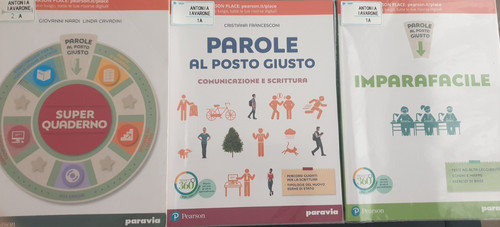 Tre libri del set - libri, al