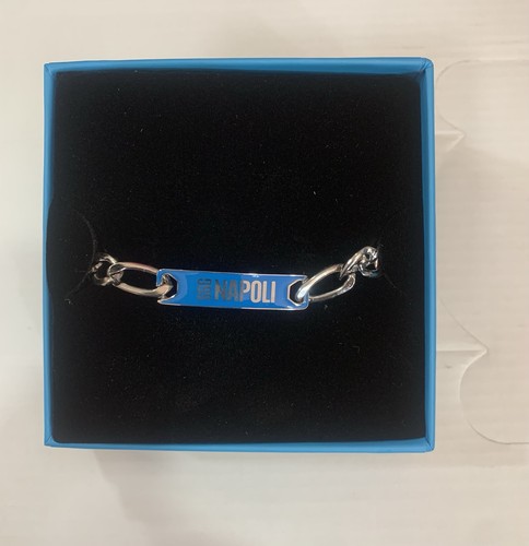 Ssc napoli bracciale - napoli, acciaio
