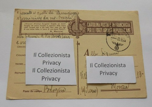 9859 cartolina postale - postale, le