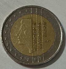 Moneta 2 Euro Rara 2001 OLANDESE BEATRIX KONINGIN DER NEDERLANDEN