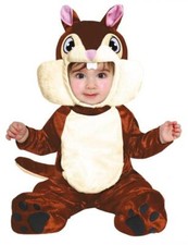 Costume da scoiattolo neonato