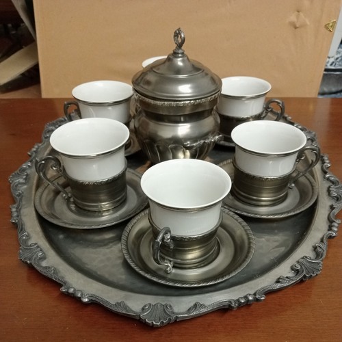 Servizio caffè peltro e - 6,,