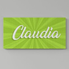 Quadro personalizzato con - con, nome