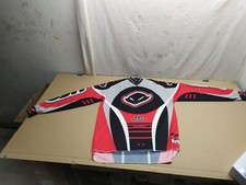 Maglia felpa MotoCross ENDURO UFO ROSSO  BIANCO NERO TAGLIA L  VINTAGE STORICO 
