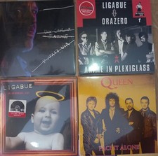 Set Artisti Vari 4x45 Giri Vasco Rossi + Ligabue + Queen + Ligabue & Orazero