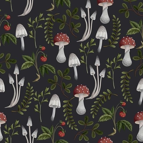 Carta parati tropical - tropical, mushroom