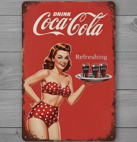 Insegna drink coca - drink, 8x12