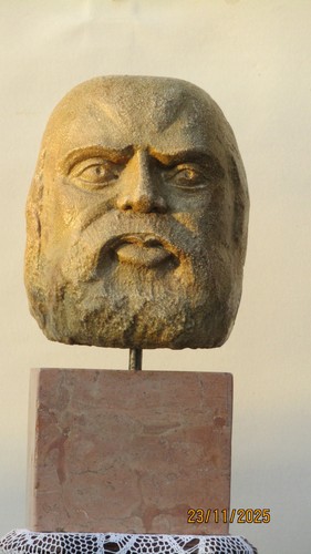 R555 antica scultura testa - antica,