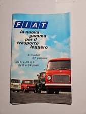 Fiat T.L. Depliant Bifacciale Informazione Pubblicitaria Quattroruote 
