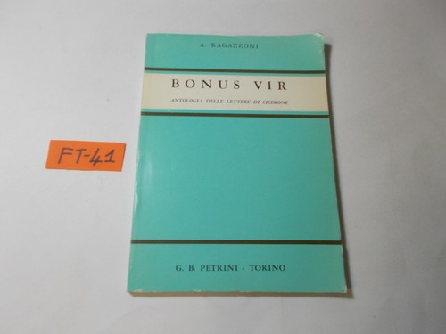 Libro bonus vir - bonus, (antologia