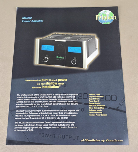 Mcintosh mc252 amplificatore - mcintosh,