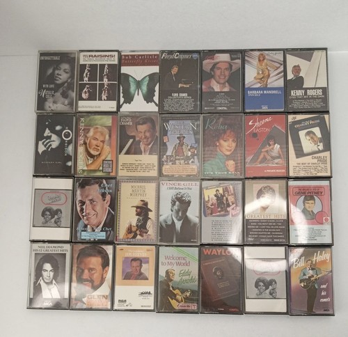 Lot cassette tapes - 28,