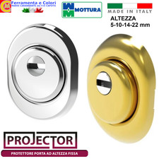 Protezione Porta Blindata MOTTURA Protettore Defender Satinato Oro 5 10 14 22 mm