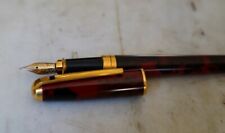 Sttlo Penna S.T.DUPONT Laccato Di Cina Rosso Marmo - Penna IN Oro Massiccio 18 K
