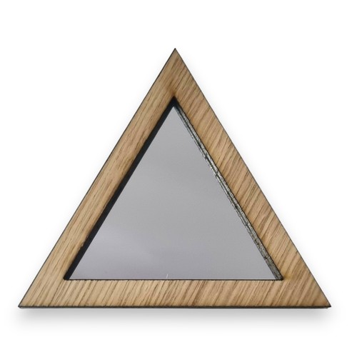 Triangolo legno specchi a - triangolo, specchi,