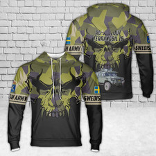 Felpa con cappuccio militare