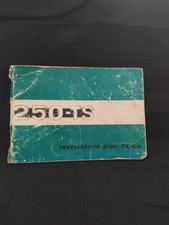 MOTO GUZZI TS 250 250-TS Istruzioni per l'uso manuale 