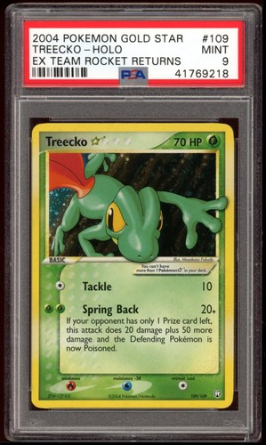 Treecko holo 109 psa - 109/109,
