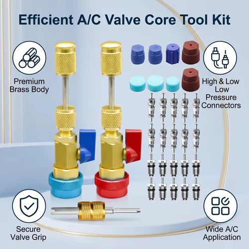 R134a valve core - quick, remover
