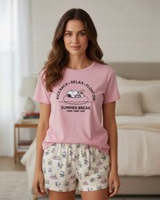 Pigiama Donna Estivo Snoopy in