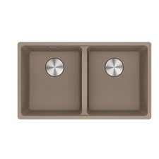 FRANKE 114.0661.688 LAVELLO 2 VASCHE 76x44 IN FRAGRANITE OYSTER