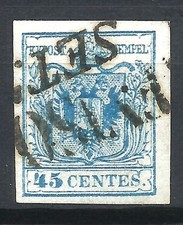 1850 Lombardo Veneto 45 cent