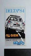 ADESIVO STICKER AUTOCOLLANT VINTAGE ORIGINAL AUTO MOTO TUNING DELTA S4 ANNI '80