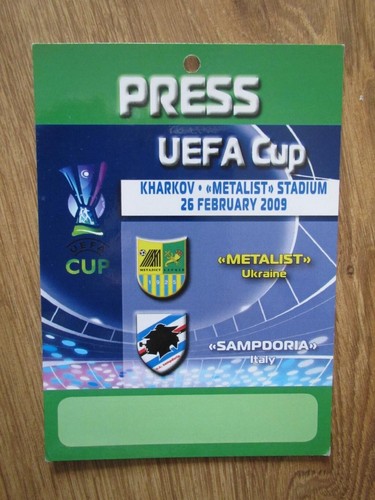Biglietto press pass metalist - pass,