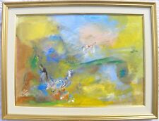 Ernesto TRECCANI (Milano 1920-2009) NIZZA bell' OLIO su TELA cm 50x70 anno 2003